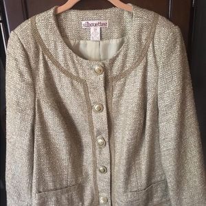 Silhouettes tweed blazer